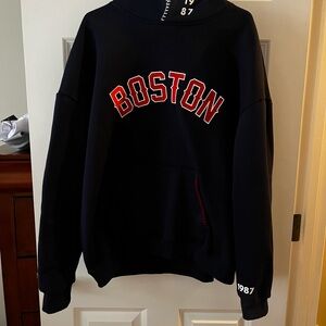 Boston Black Hoodie